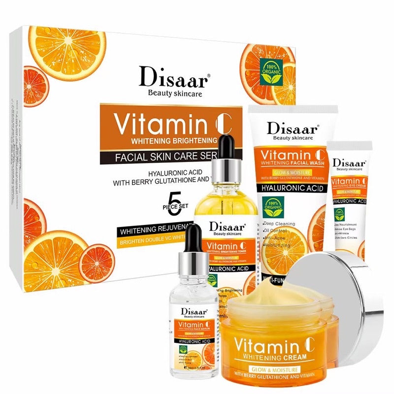 Vitamin C Set 5in1 (Cream, Toner, Serum & More)